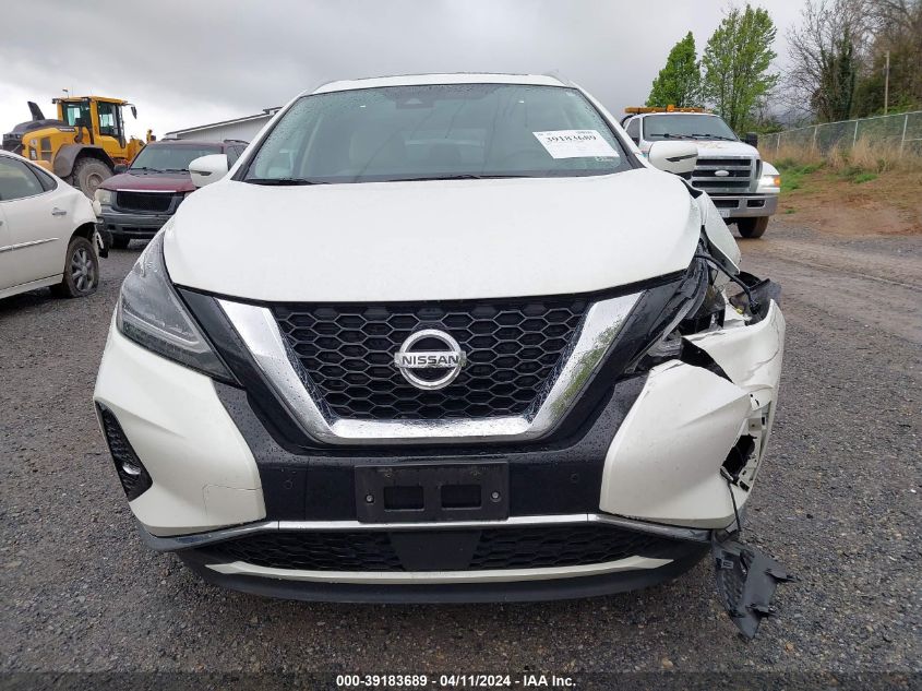 2021 Nissan Murano Platinum Intelligent Awd VIN: 5N1AZ2DS2MC110730 Lot: 39183689