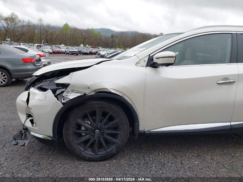 2021 Nissan Murano Platinum Intelligent Awd VIN: 5N1AZ2DS2MC110730 Lot: 39183689