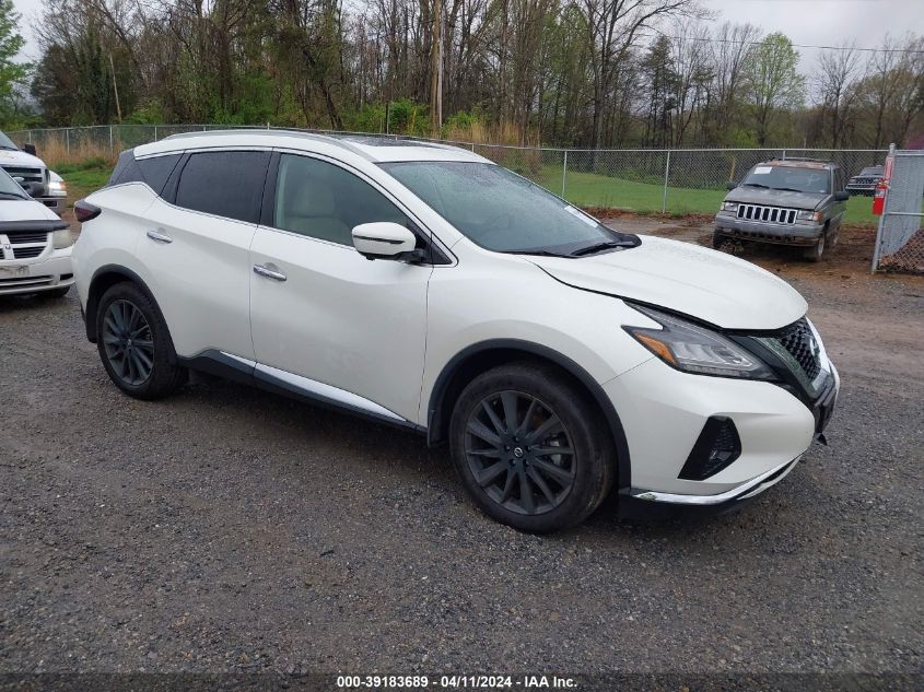 2021 Nissan Murano Platinum Intelligent Awd VIN: 5N1AZ2DS2MC110730 Lot: 39183689