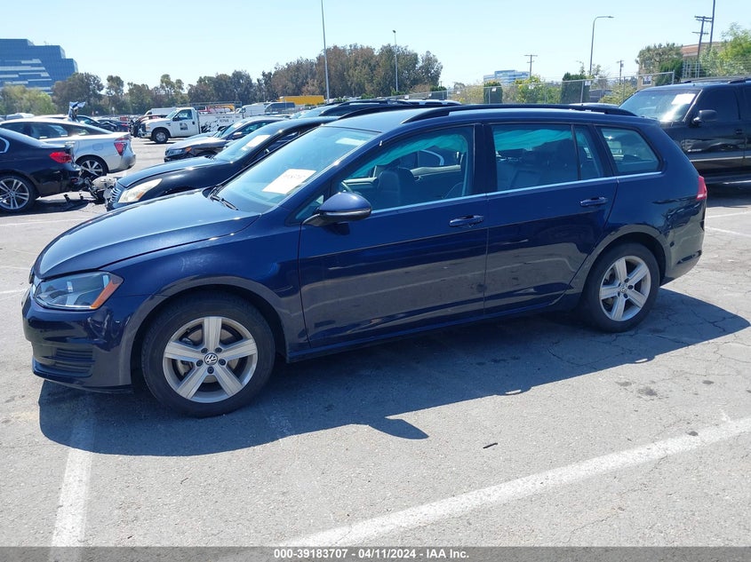 2015 VOLKSWAGEN GOLF SPORTWAGEN TDI S 4-DOOR - 3VWFA7AU8FM516384