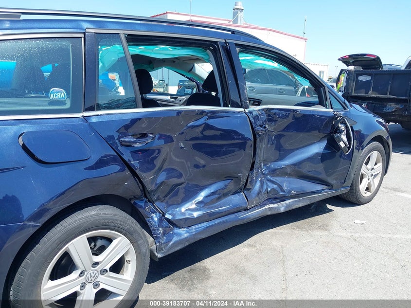 2015 VOLKSWAGEN GOLF SPORTWAGEN TDI S 4-DOOR - 3VWFA7AU8FM516384