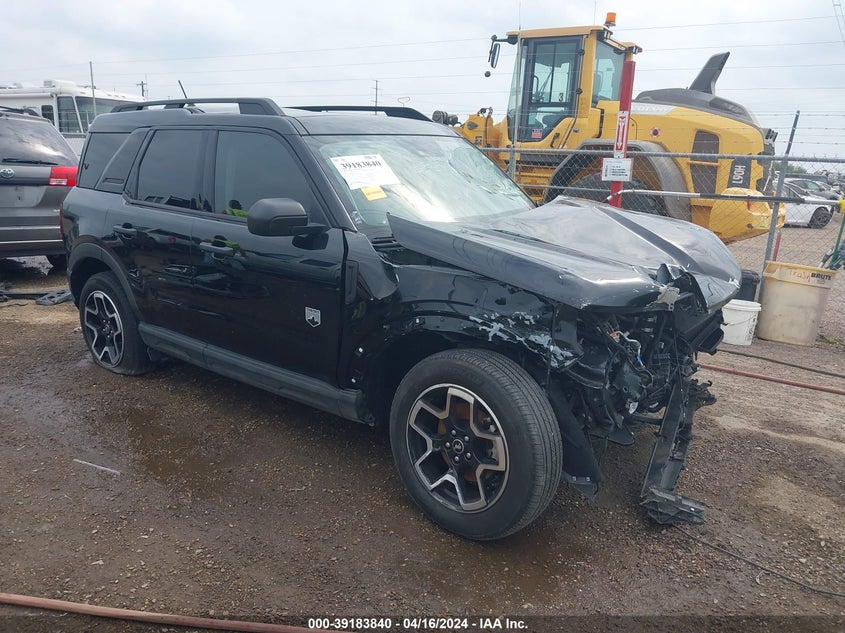 2022 Ford Bronco Sport Big Bend VIN: 3FMCR9B67NRD35624 Lot: 39183840