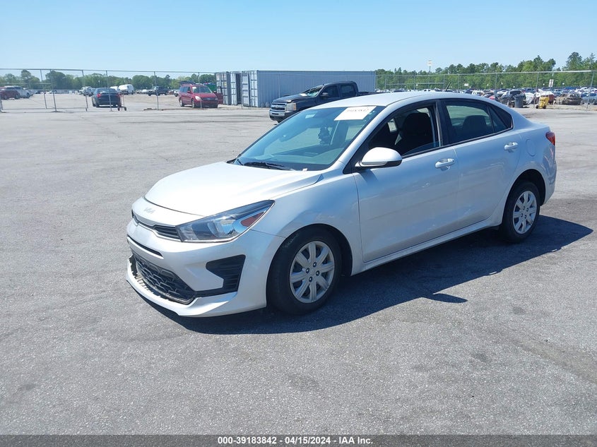 VIN 3KPA24AD2NE441084 2022 KIA RIO LX/S