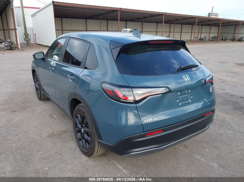 2024 Honda Hr-V 2Wd Sport/2Wd Sport W/O Bsi VIN: 3CZRZ1H56RM723858 Lot: 39184026