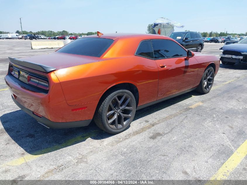 2021 Dodge Challenger Sxt VIN: 2C3CDZAGXMH604789 Lot: 39184065