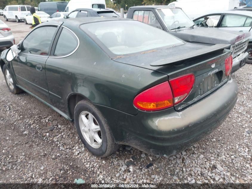 2000 Oldsmobile Alero Gl2 VIN: 1G3NL12T5YC321293 Lot: 39184121