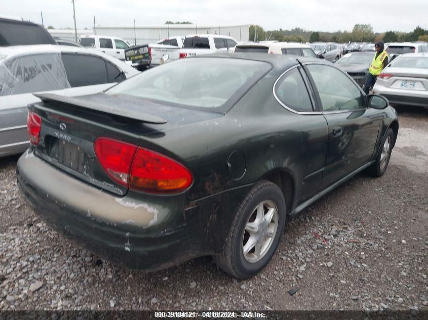 2000 Oldsmobile Alero Gl2 VIN: 1G3NL12T5YC321293 Lot: 39184121