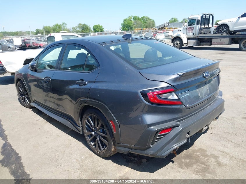 2022 Subaru Wrx Limited VIN: JF1VBAL60N9002734 Lot: 39184208