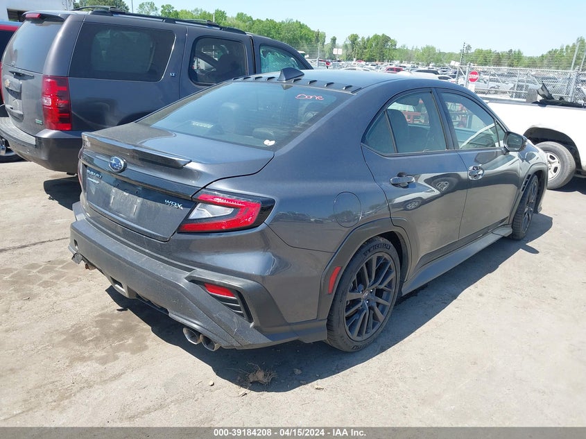 2022 Subaru Wrx Limited VIN: JF1VBAL60N9002734 Lot: 39184208
