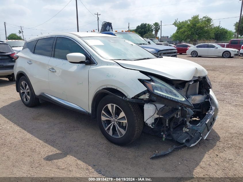 2021 Nissan Murano S Fwd VIN: 5N1AZ2AJ1MC118524 Lot: 39184279