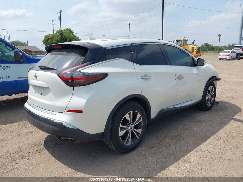 2021 Nissan Murano S Fwd VIN: 5N1AZ2AJ1MC118524 Lot: 39184279