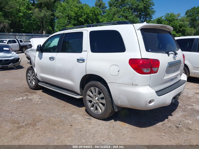 2017 Toyota Sequoia Limited VIN: 5TDKY5G14HS068033 Lot: 39184503