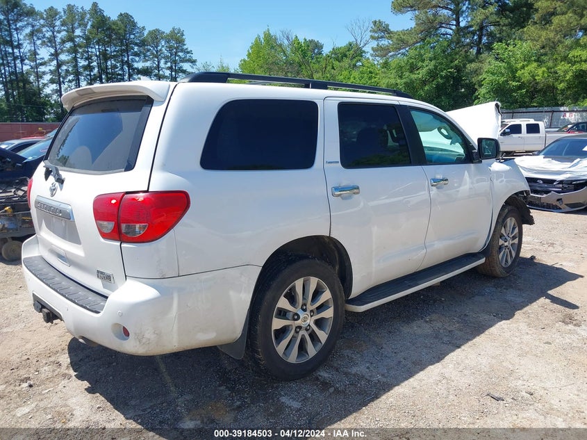 2017 Toyota Sequoia Limited VIN: 5TDKY5G14HS068033 Lot: 39184503