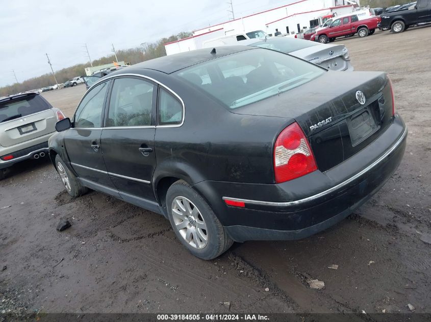 WVWPD63B53P059950 | 2003 VOLKSWAGEN PASSAT