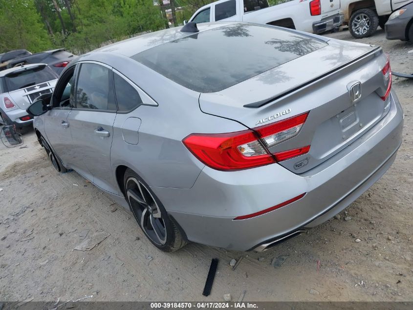 2021 Honda Accord Sport VIN: 1HGCV1F36MA098314 Lot: 39184570