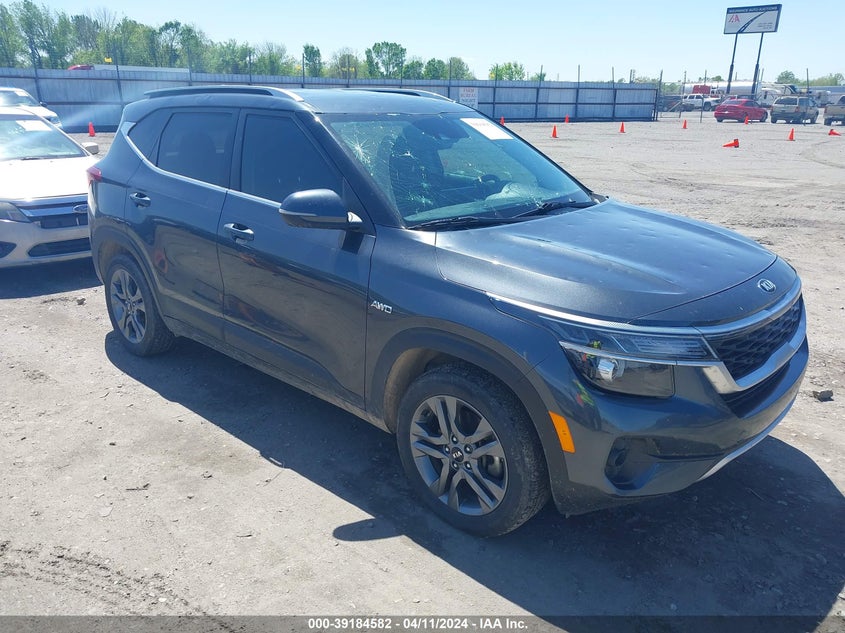 2021 Kia Seltos S VIN: KNDEUCAA0M7047027 Lot: 39184582