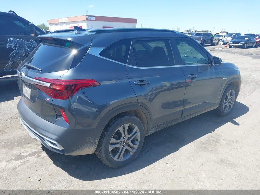 2021 Kia Seltos S VIN: KNDEUCAA0M7047027 Lot: 39184582