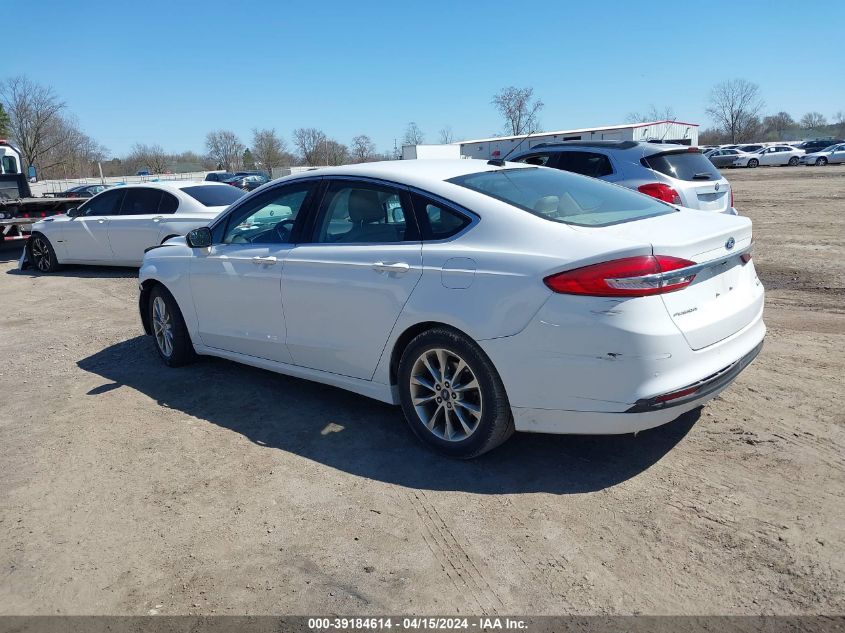 2017 Ford Fusion Se VIN: 3FA6P0HD5HR167114 Lot: 40659541