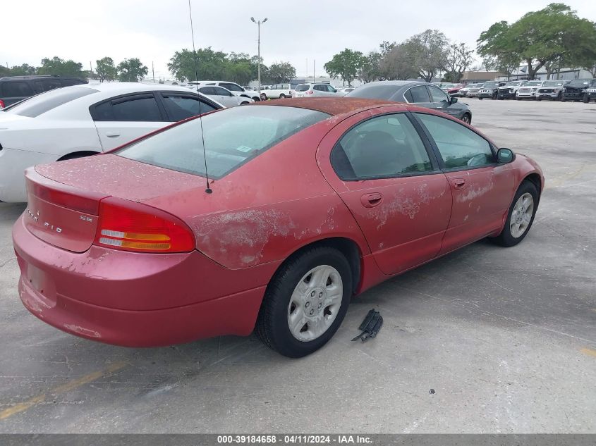 2B3HD46RX4H593681 | 2004 DODGE INTREPID