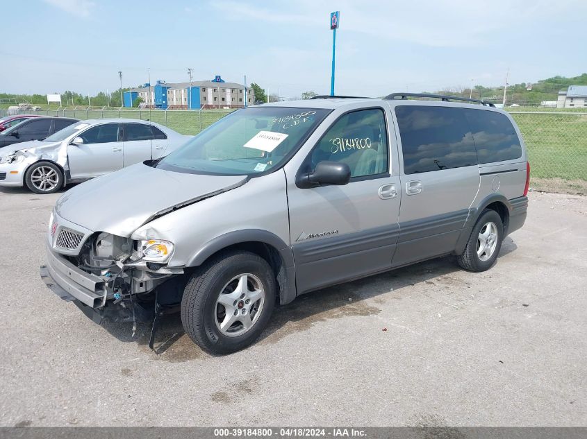 2004 Pontiac Montana M16 W/1Se Pkg. VIN: 1GMDX13E24D166458 Lot: 39184800