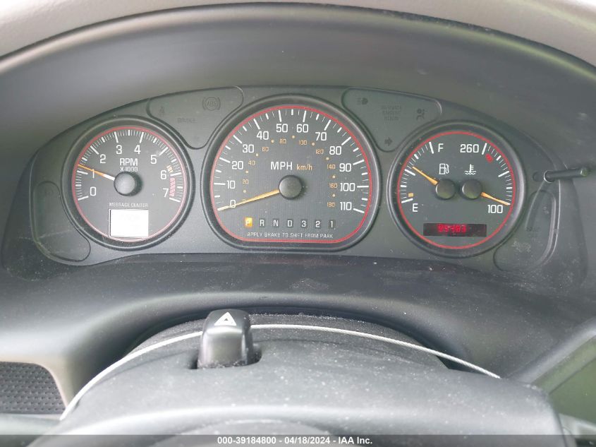 2004 Pontiac Montana M16 W/1Se Pkg. VIN: 1GMDX13E24D166458 Lot: 39184800