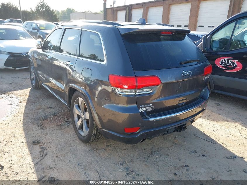 2014 Jeep Grand Cherokee Overland VIN: 1C4RJFCT3EC266101 Lot: 39184826