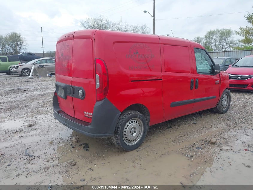 2015 Ram Promaster City Tradesman VIN: ZFBERFAT0F6A92522 Lot: 39184844
