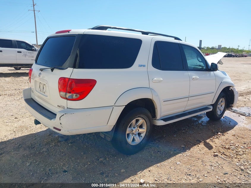 2005 Toyota Sequoia Sr5 V8 VIN: 5TDZT34A95S255043 Lot: 39184891