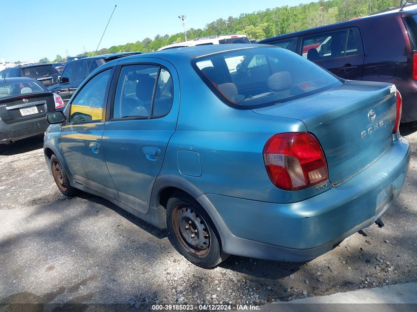 2000 Toyota Echo VIN: JTDBT1234Y0069198 Lot: 39185023