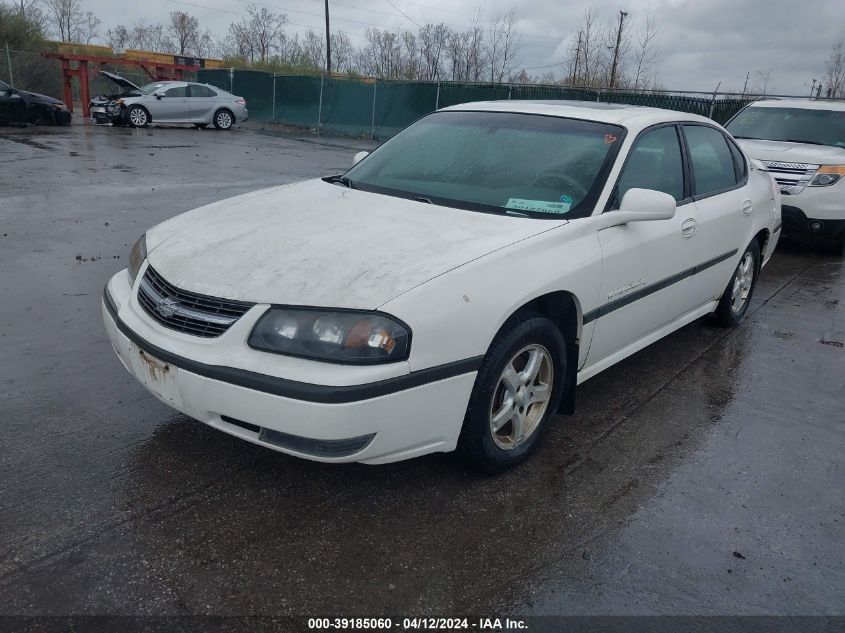 2G1WH52K639402476 | 2003 CHEVROLET IMPALA