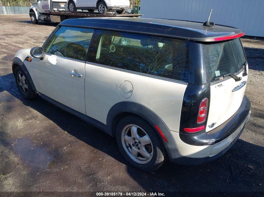 WMWZF3C51BT188900 | 2011 MINI COOPER CLUBMAN