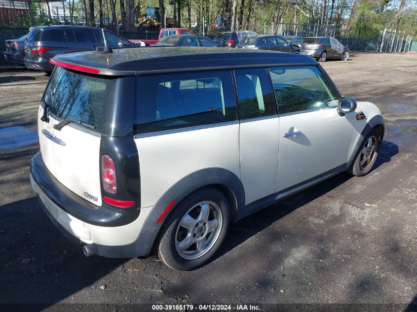 WMWZF3C51BT188900 | 2011 MINI COOPER CLUBMAN