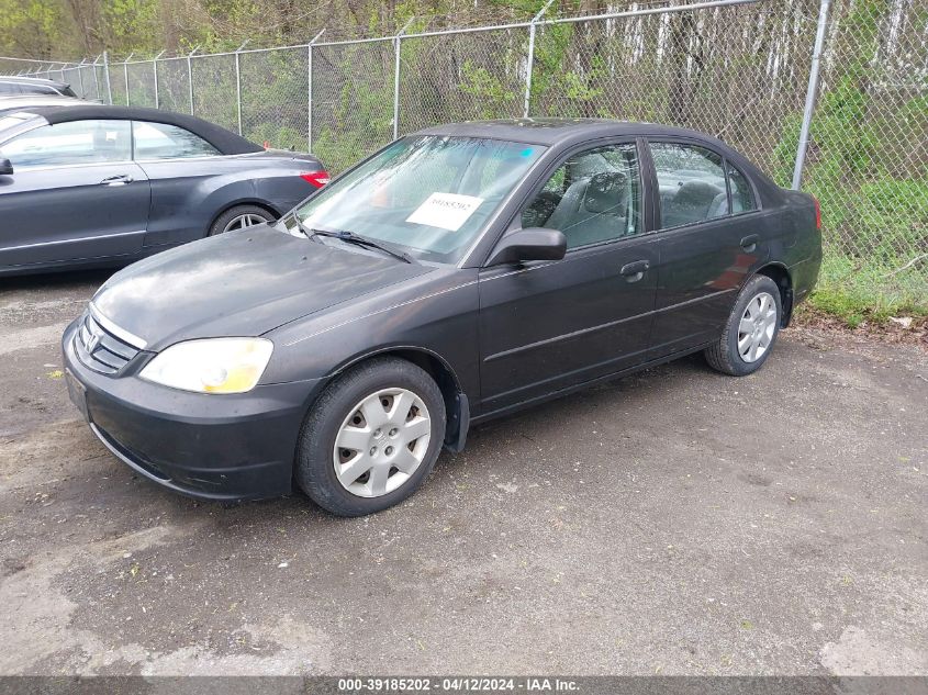 2HGES26701H553973 | 2001 HONDA CIVIC