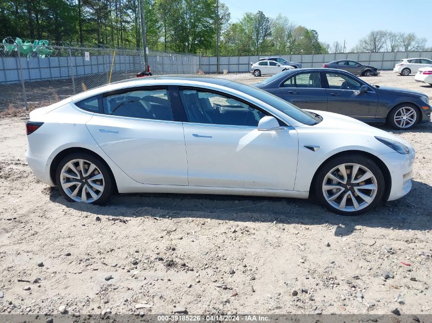 2018 Tesla Model 3 Long Range/Mid Range VIN: 5YJ3E1EA0JF053709 Lot: 39185226