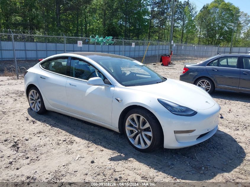 2018 Tesla Model 3 Long Range/Mid Range VIN: 5YJ3E1EA0JF053709 Lot: 39185226