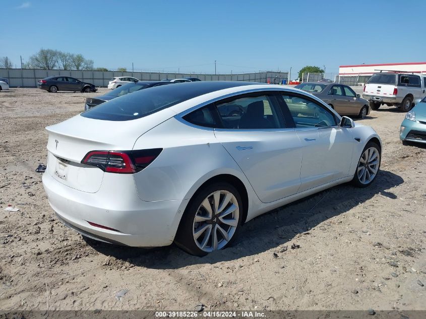 2018 Tesla Model 3 Long Range/Mid Range VIN: 5YJ3E1EA0JF053709 Lot: 39185226