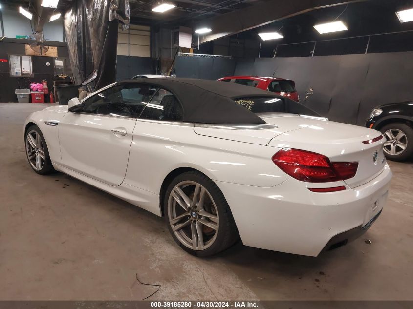 2012 BMW 650I VIN: WBALZ3C51CDL73084 Lot: 39185280