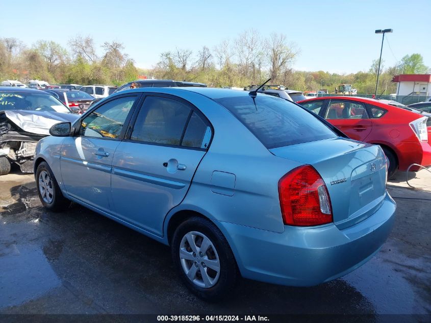 2009 Hyundai Accent Gls VIN: KMHCN46C09U334506 Lot: 39185296