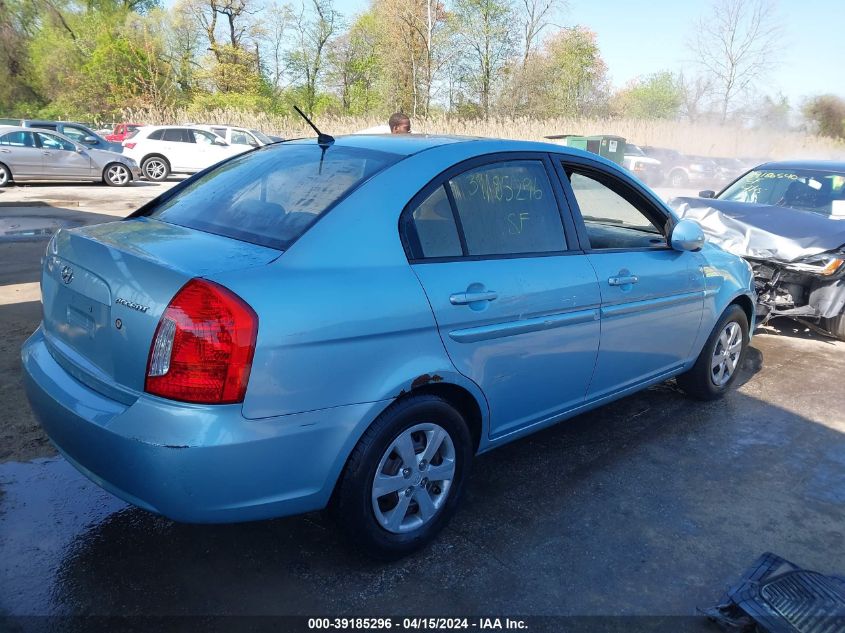 2009 Hyundai Accent Gls VIN: KMHCN46C09U334506 Lot: 39185296