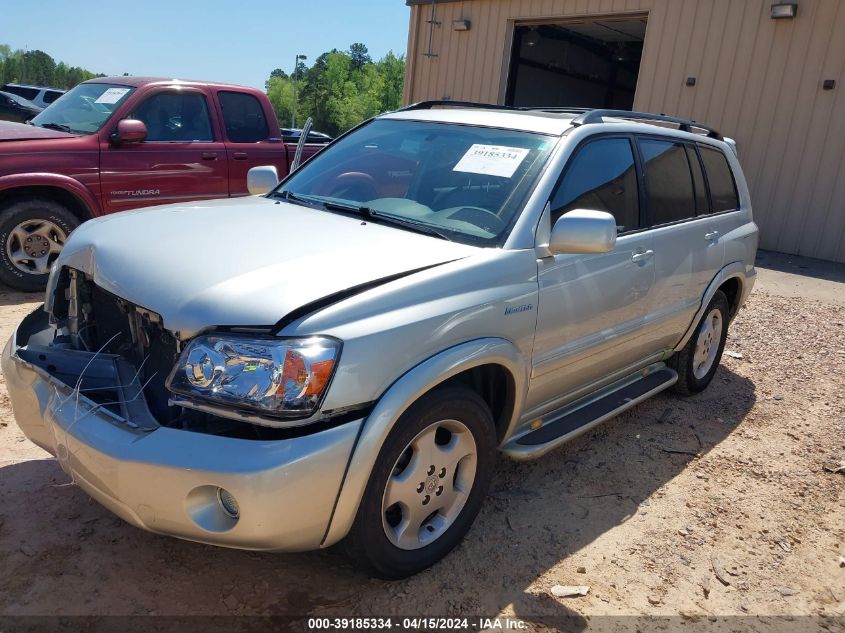 2004 Toyota Highlander Limited V6 VIN: JTEEP21A940057626 Lot: 39185334