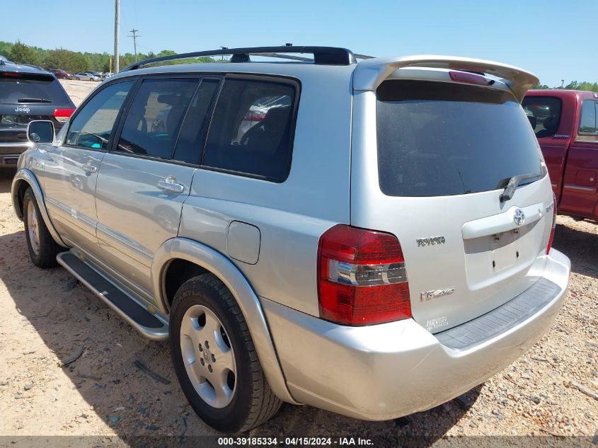 2004 Toyota Highlander Limited V6 VIN: JTEEP21A940057626 Lot: 39185334