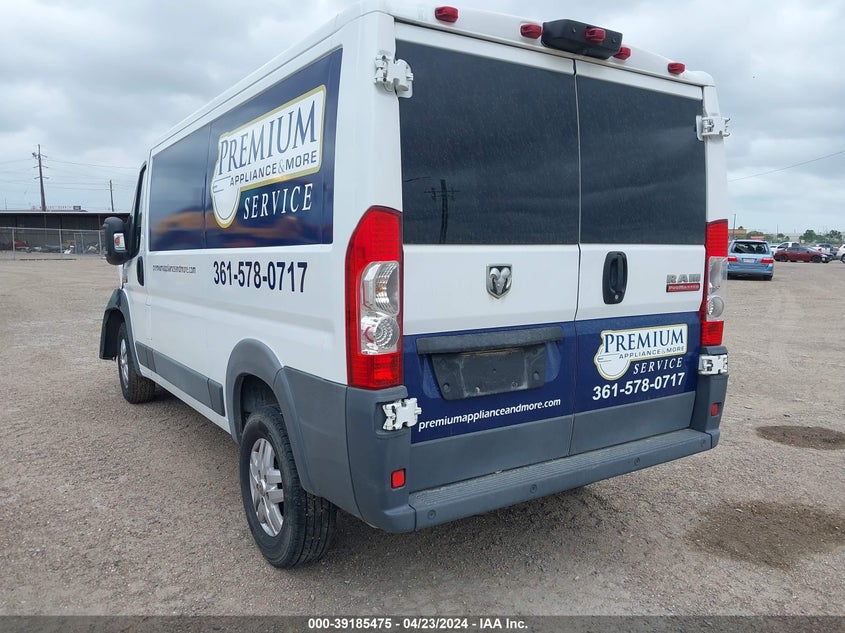 2016 Ram Promaster 1500 Low Roof VIN: 3C6TRVAG1GE100922 Lot: 39185475