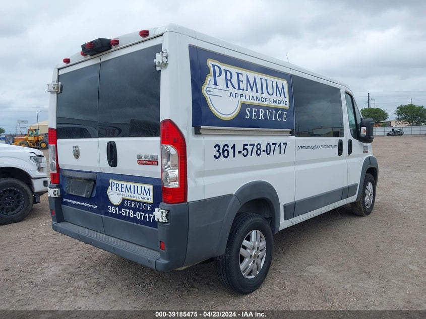 2016 Ram Promaster 1500 Low Roof VIN: 3C6TRVAG1GE100922 Lot: 39185475