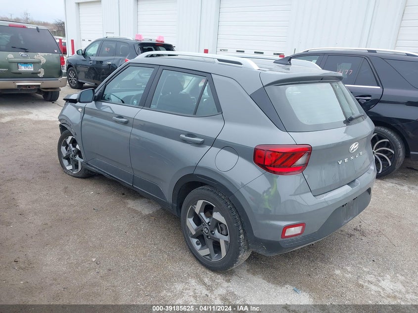 2021 Hyundai Venue Sel VIN: KMHRC8A35MU064678 Lot: 39185625