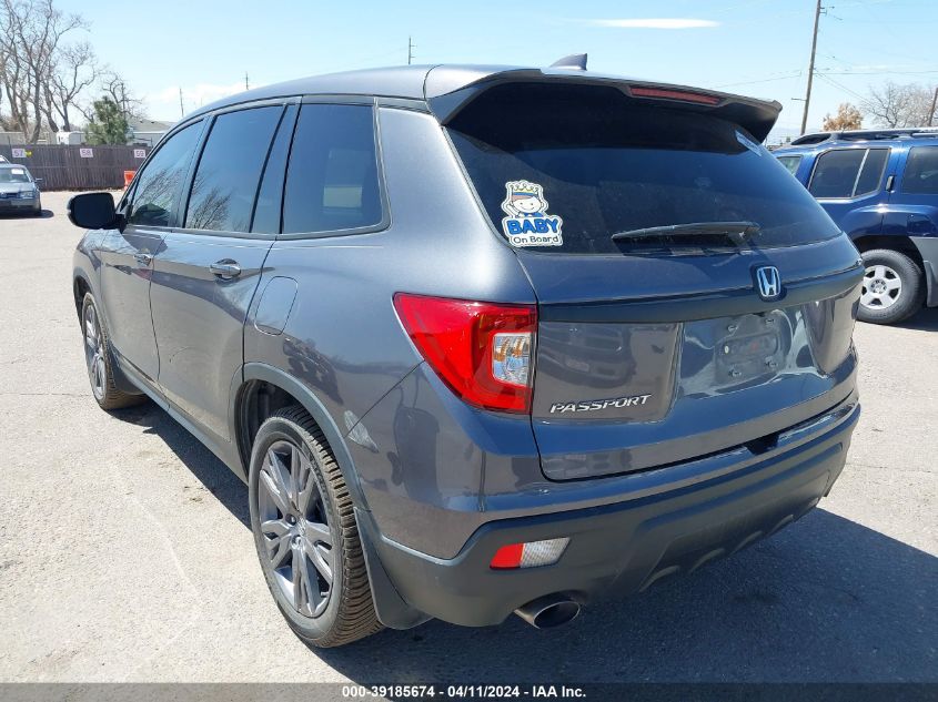 2020 Honda Passport 2Wd Ex-L VIN: 5FNYF7H55LB000995 Lot: 39185674