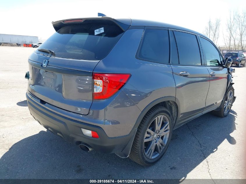 2020 Honda Passport 2Wd Ex-L VIN: 5FNYF7H55LB000995 Lot: 39185674