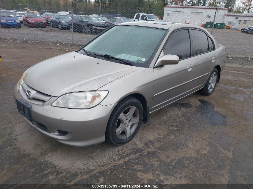 2HGES26744H603438 | 2004 HONDA CIVIC