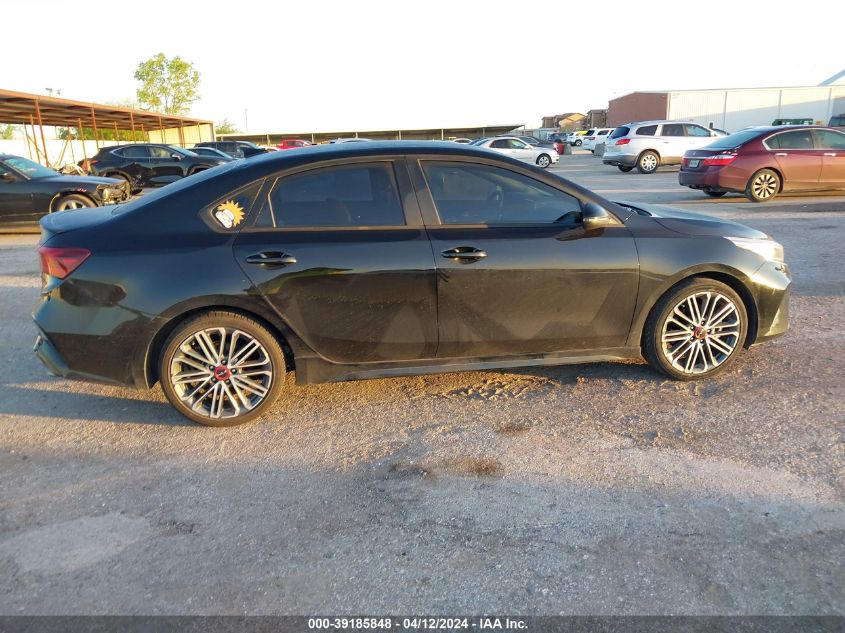 2022 Kia Forte Gt VIN: 3KPF44AC5NE437974 Lot: 39185848