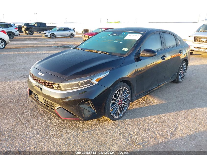 2022 Kia Forte Gt VIN: 3KPF44AC5NE437974 Lot: 39185848