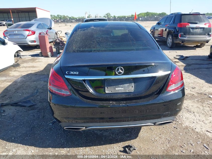 2017 Mercedes-Benz C 300 Luxury/Sport VIN: WDDWF4JB1HR228344 Lot: 39185984